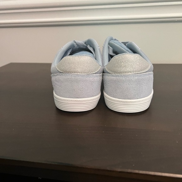 Serra Blue Suede Lace Up Sneakers Shoes Size 8 - Picture 7 of 8